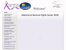 Tablet Screenshot of kenmurefightscancer.org